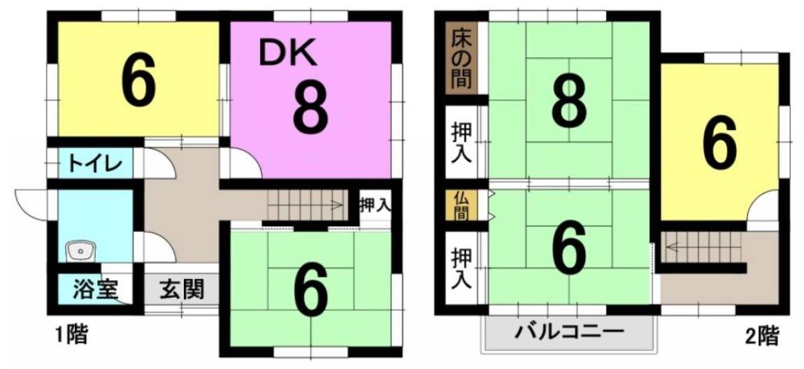 間取り　５DK